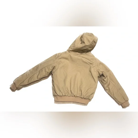 Carhartt WIP Tan Bomber with Hoodie - Picture 2 of 2